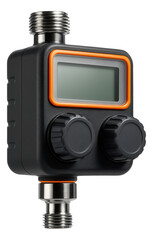 Weatherproof watering timer with a sealed construction for outdoor use in rainy climates.