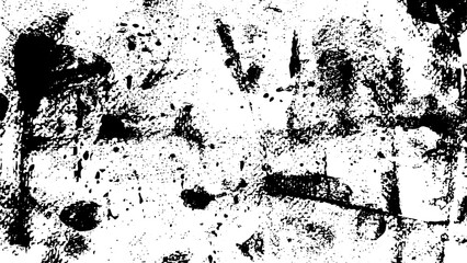 Vector grunge overlay. Paint texture with spray effect and drop ink splashes.