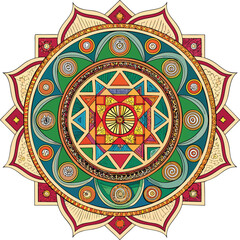 Creative mandala design