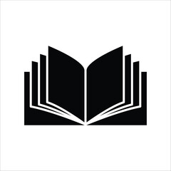 open book vector icon line template