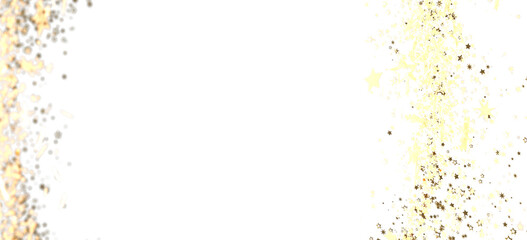 Elegant gold glitter stars on white. Perfect for holidays, celebrations, and more.