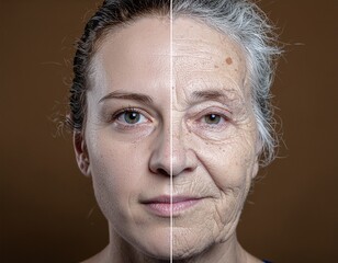Exploring Age Transformation A Deep Contrast Between the Vibrancy of Youth and the Wisdom of Aging