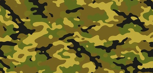 Abstract digital military camo, seamless vector texture for fabric design, trendy, digital