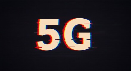 5G Glitch Art: Digital Communication Disturbance