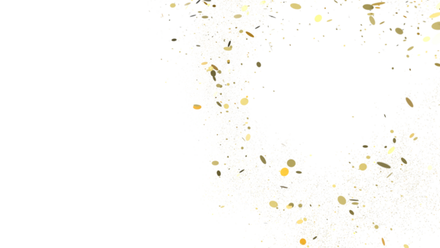 Multicolor confetti abstract background with a lot of falling pieces, isolated on a white background.