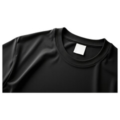 Sleek Black Athletic T-Shirt Performance Apparel for Sports and Fitness, Designed for Comfort and Mobility, Showcasing Modern Style