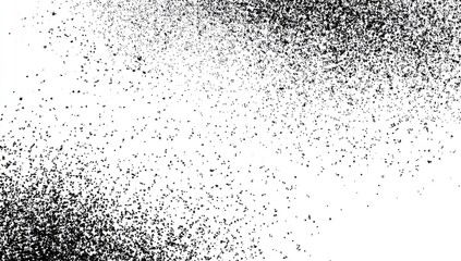 Obraz premium Abstract black speckles on white background (1)