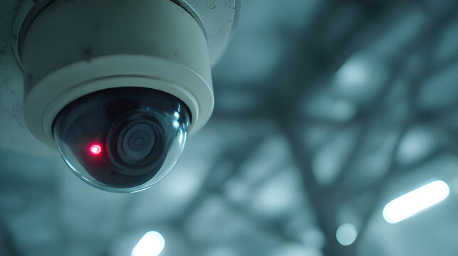 CCTV security camera, business surveillance system indoor camera. Security monitor, night vision camera multi-angle CCTV maintenance. Airport security camera 