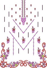 Mughal Flower Motif | Botanical ethnic motif | Indian Motif | Pattern
