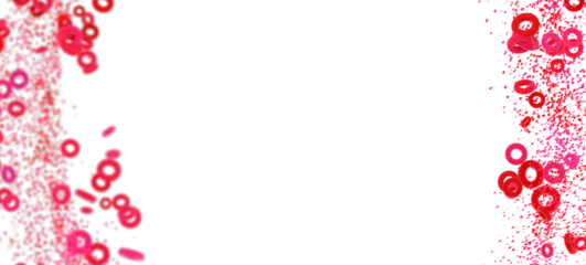 Abstract background with pink and red number zeros. Perfect for celebratory designs.