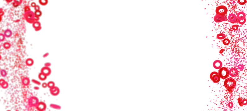 Abstract background with pink and red number zeros. Perfect for celebratory designs.