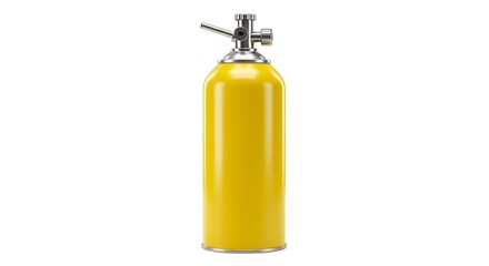Butane Gas Canister Isolated on White – Military Training Equipment Supply.
