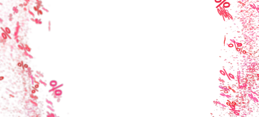 Abstract background with pink percentage symbols. Perfect for sales promotions and discounts.