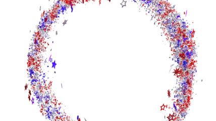 Celebrate with this festive frame! Perfect for 4th of July, Memorial Day, or any patriotic event.