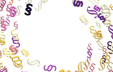 Paragraph in 3d ground panorama