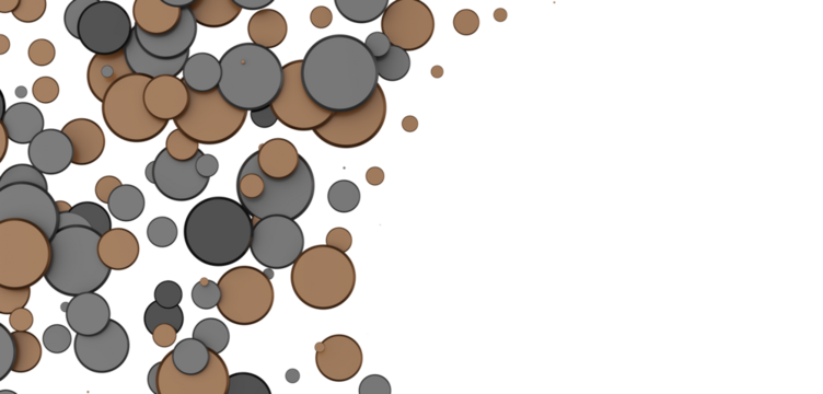 gold  Rainfall: Astonishing 3D Illustration of gold  Confetti Shower