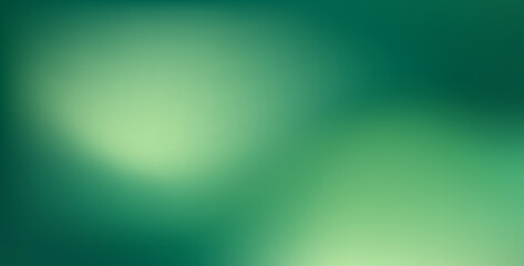 Abstract blurred gradient mesh background in green.