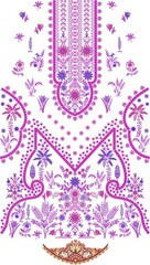 Mughal Flower Motif | Botanical ethnic motif | Indian Motif | Pattern
