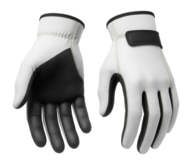Polyester gloves with anti-slip coating for golfing