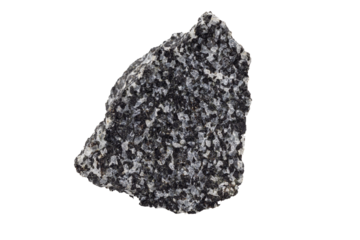 Gabbro specimen isolated