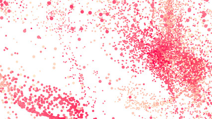 Abstract background with pink and peach confetti. Perfect for Valentine's Day, celebrations, or...