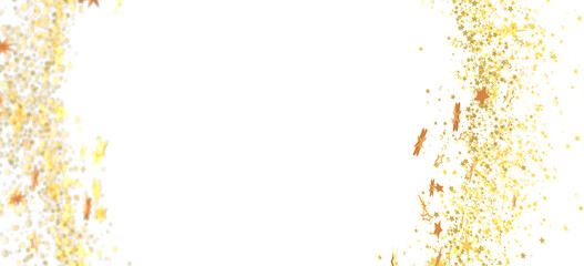 Sparkling gold stars on white. Perfect for festive designs, invitations, and more.