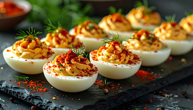Deviled eggs	

