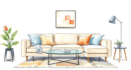 living room background, modern sofa couch, contemporary home interior, sofa and coffee table, modern urban living room, sleek living room design