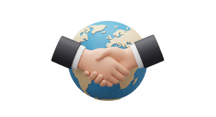 handshake with globe