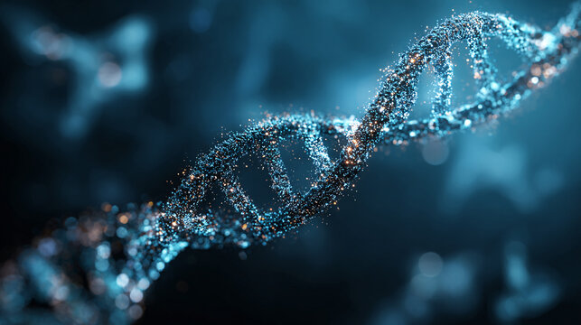 DNA Structure Exploration in a Lab Environment with Abstract Visuals