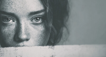 Woman charm. Powerful footage on illegal immigration: human drama across borders, conflict, and hope in motion	