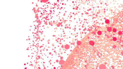 Abstract background with pink and red confetti. Perfect for celebrations, holidays, and festive designs.