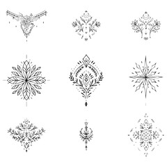 Procreate Ornamental Tattoo Stamps