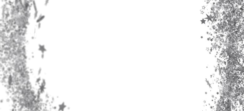 Elegant silver glitter stars on white. Perfect for holidays, celebrations, and festive designs. - Powered by Adobe