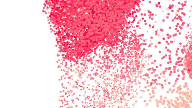 Abstract pink confetti background perfect for celebrations, parties, and festive designs.