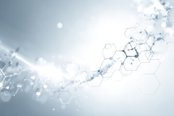 Abstract Technology Background With Light Gray Tones