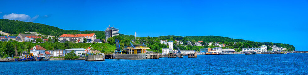 Panorama vom Hafen von Sassnitz (Rügen)