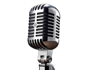 Vintage Microphone: Retro Audio Equipment for Podcasters, Musicians & Broadcasters