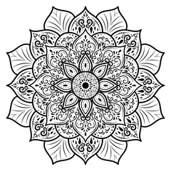 Luxury Mandala design Vector 