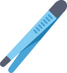 These blue tweezers are perfect for beauty routines or medical situations, offering precision and grip