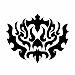 illustration design abstract tribal art tattoo ornament for elements design and other 