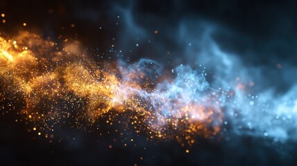 Fototapeta premium Fire ice abstract