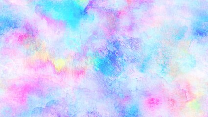 Abstract watercolor painting with pastel colors blending softly together creating a dreamy effect art