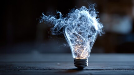 Smoke lightbulb idea