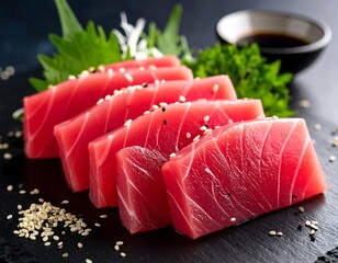 Fresh tuna sashimi