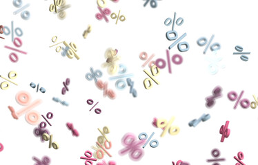 percent sign percentage icon interest rate