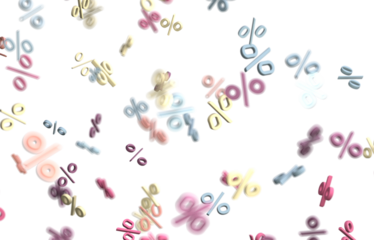 percent sign percentage icon interest rate