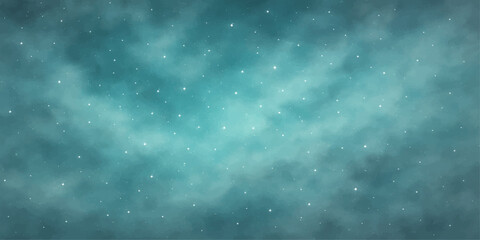 Deep blue cosmos with bright nebula and motion stars, a celestial symphony of light and dark