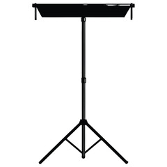 Event planner element isolated backdrop stand on white background