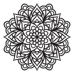 Simple And Luxury Mandala Design Vector 